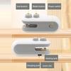 Мини-запайщик пакетов с резаком, магнитный USB-перезаряжаемый портативный вакуумный пакет для закусок, машина для термосварки, открывалка для запечатывания, кухонный гаджет