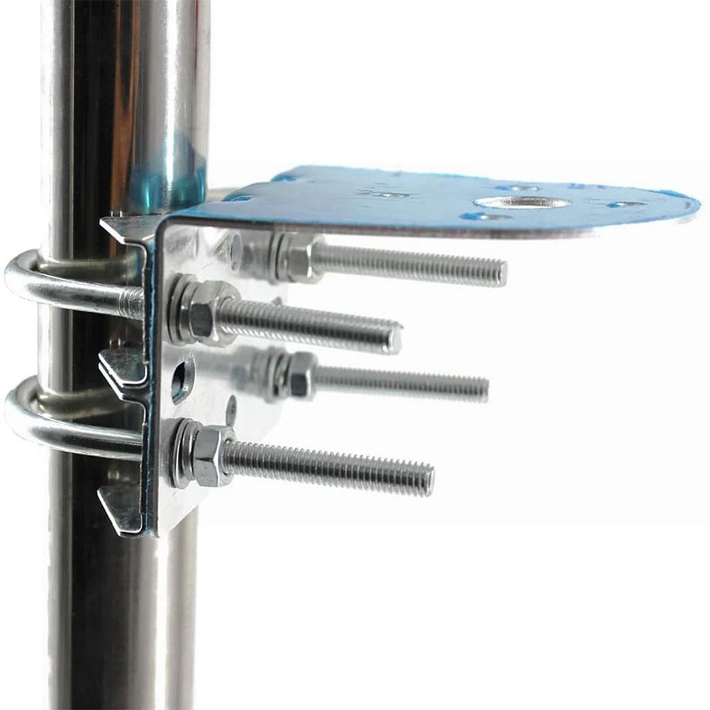 Для наружной антенны LoRa гелиевый зажим для мачты с U-образными болтами антикоррозийный зажим панель трубное монтажное оборудование