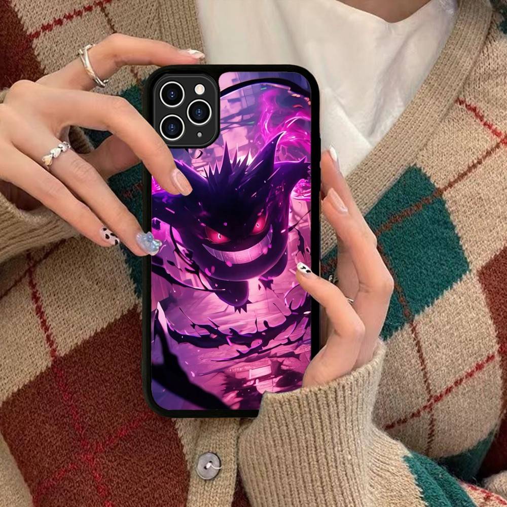 1pc Popular Cartoon Anime P-PokemonS Phone Case Silicone PC+TPU For For IPhone 11 12 13 14 15 16 Plus Pro Max Cover