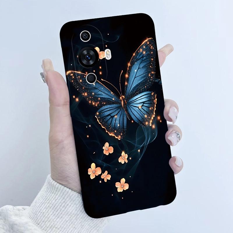 Чехол для Huawei Nova 12s FOA-LX9 Дизайн 'Цветочная Девочка' Мягкий Силиконовый Чехол для Huawei Nova 11 Nova11 Pro Ultra Nova12s Чехлы для Телефона