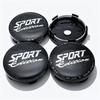 4pcs Sport Edition Logo Emblem Car Wheel Center Caps O.D 60MM 56MM Rim Hubcaps Dust Cover Wheels Hub Cap Replace Car Accessories