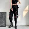 Ankle Length Harem Cargo Pants for Women Pants Fashion Hip Hop Streetwear Cotton Ribbons Joggers Casual Bottoms Female Clothes