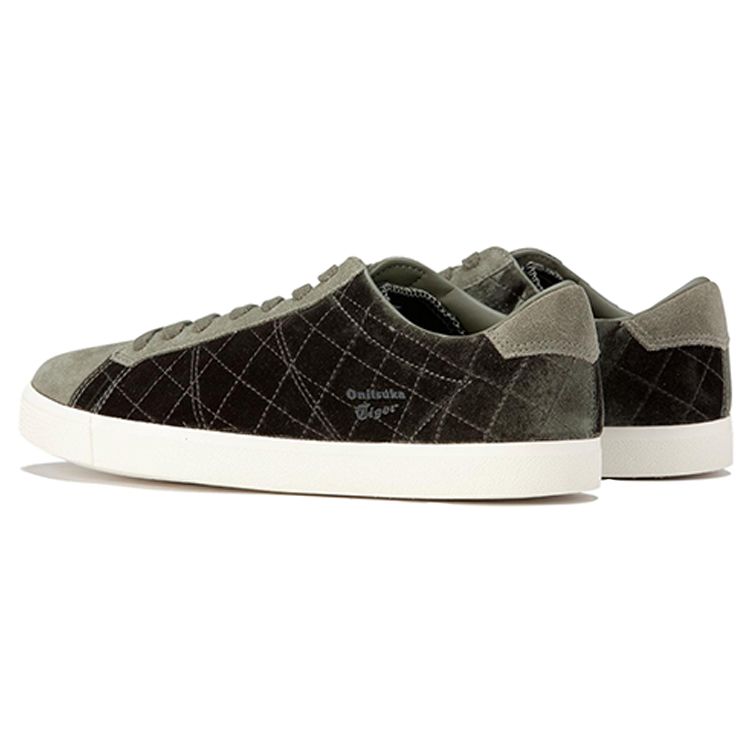 ONITSUKA TIGER Lawnship Удобные Амортизирующие Нескользящие Прочные Низкие Повседневные Обувь Кроссовки Унисекс Серый Черный Белый 1183B394-300