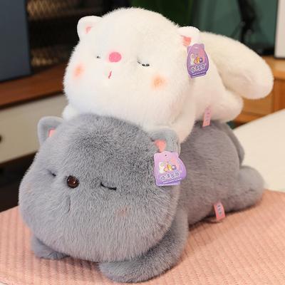Мультяшная кукла с большим хвостом кошки Туан Туан Подушка для дивана в гостиную Подушка для изголовья кровати Подушка в подарок