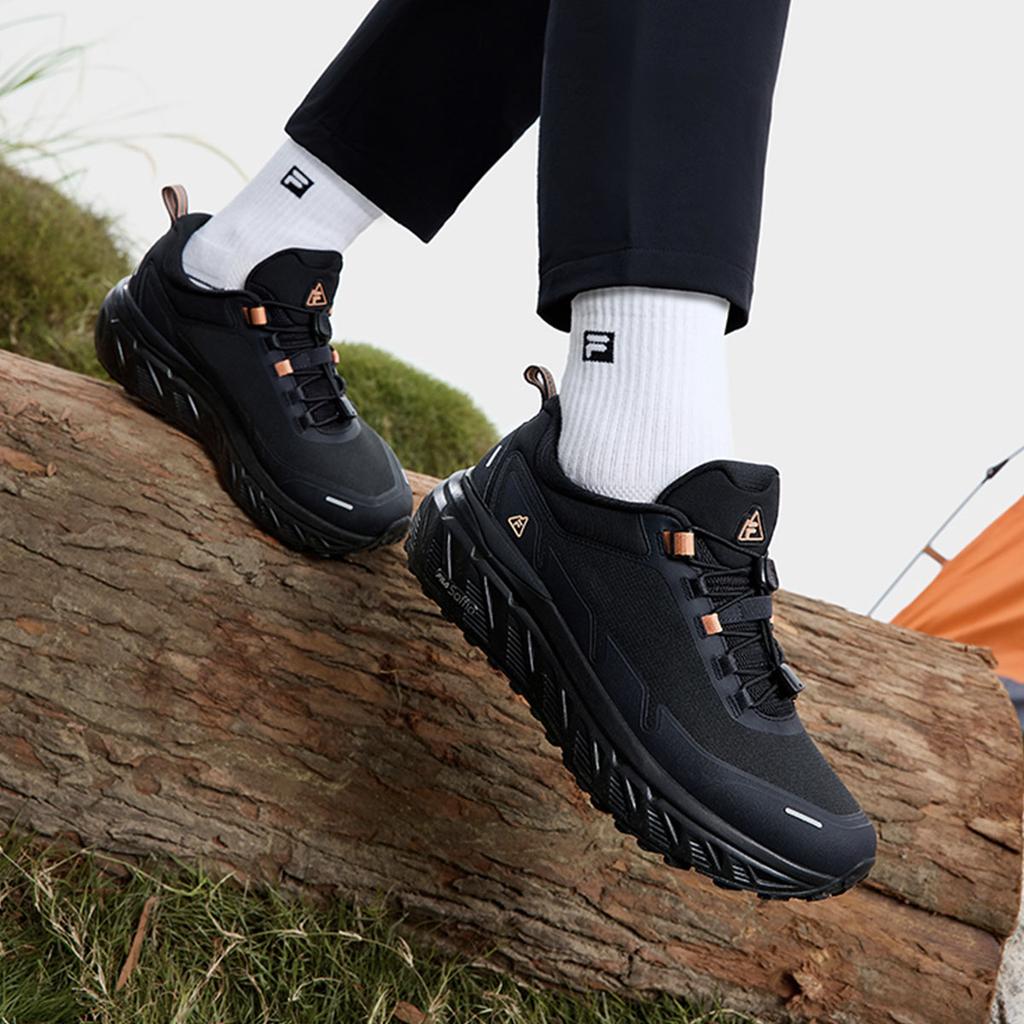 Fila Explorer Sports Function Универсальные Амортизирующие Износостойкие Низкие Кроссовки Женские кроссовки Черные A12W511222FAP