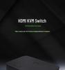 4K HDMI KVM-переключатель для USB-мыши, клавиатуры и монитора