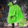 Hooded Rain Poncho Jacket 3 In 1 Adults Raincoat Coat for Sporting Event Fishing Travel