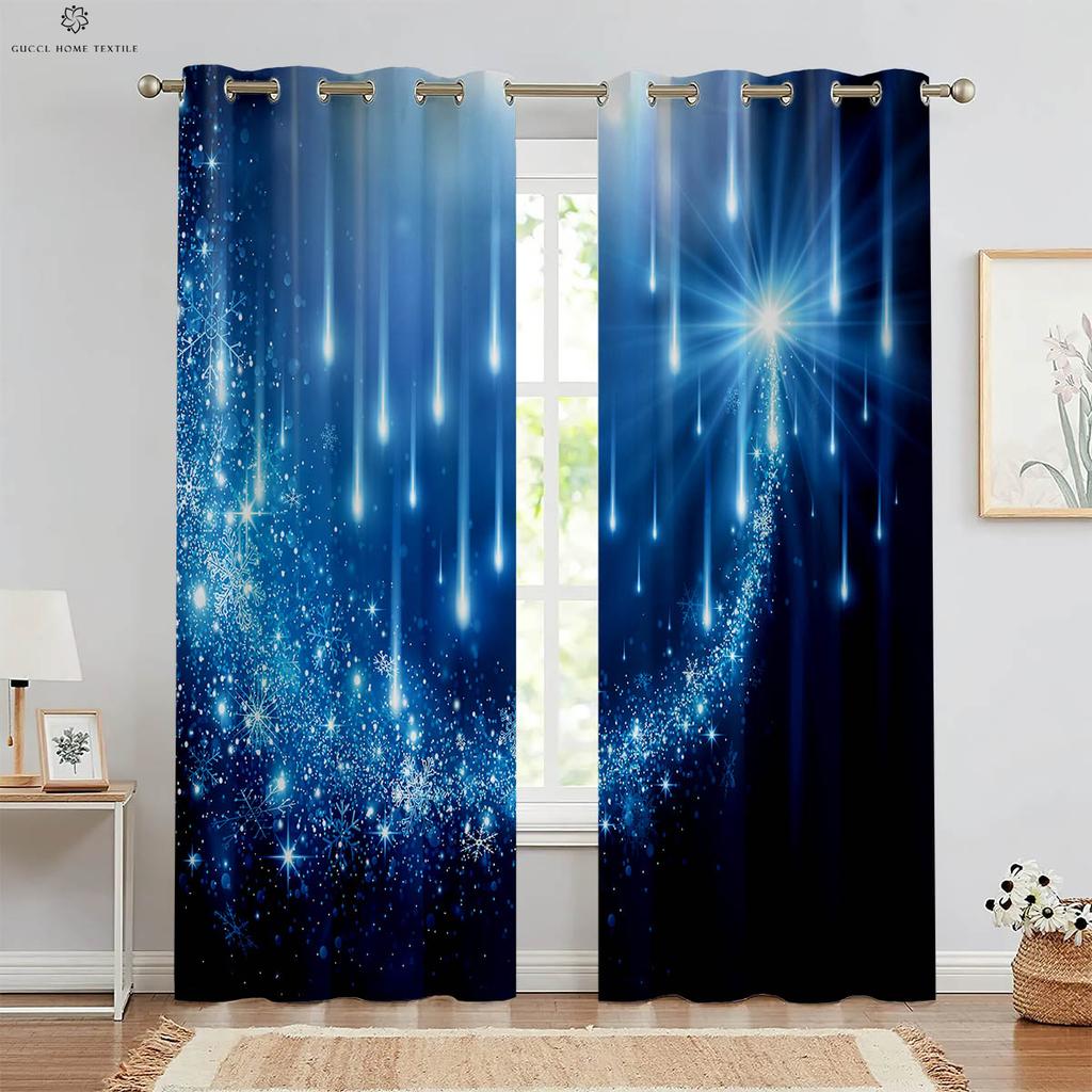 Блестящие цветные шторы с градиентным принтом, 100% полиэстеровое волокно, детская комната, гостиная, кабинет, декоративные, радуга