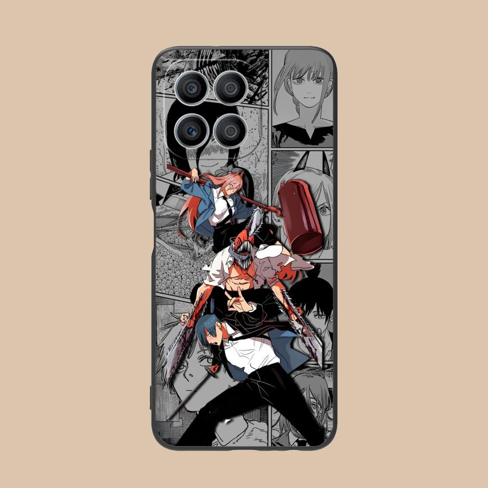 Чехол для мобильного телефона Chainsaw Man для Honor 90 80 70 60 50 30 20 10 9 8 7 Pro S SE Lite 5G Чехол с цветной печатью Роскошный чехол