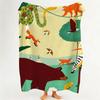 Illustrator J Julie G Guillem Throw Flannel Throw Blanket Suitable for Sofa Living Room Bedroom