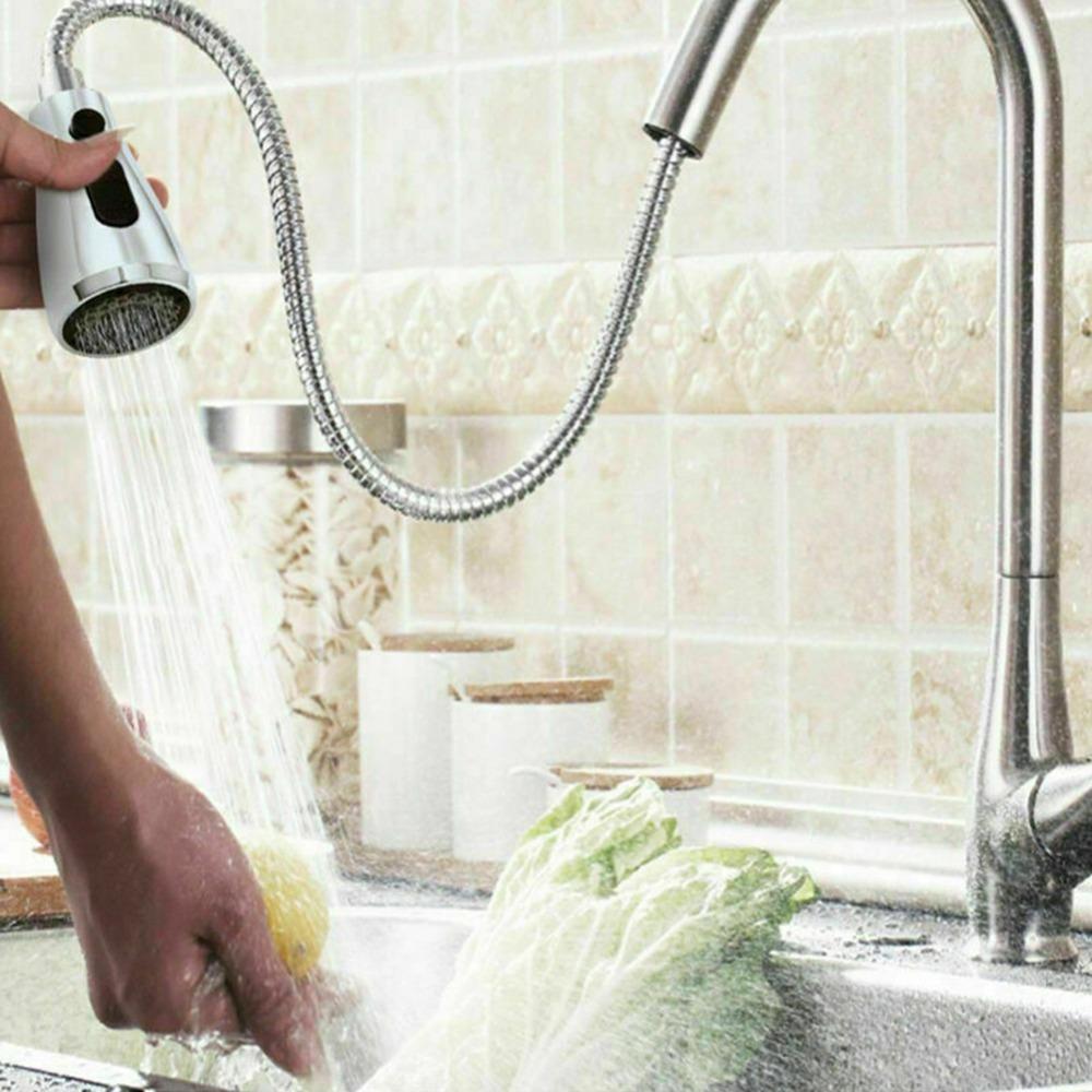 Useful Kitchen Universal Sprayer Pull Out Faucet Spray Shower Head Nozzle Adapter