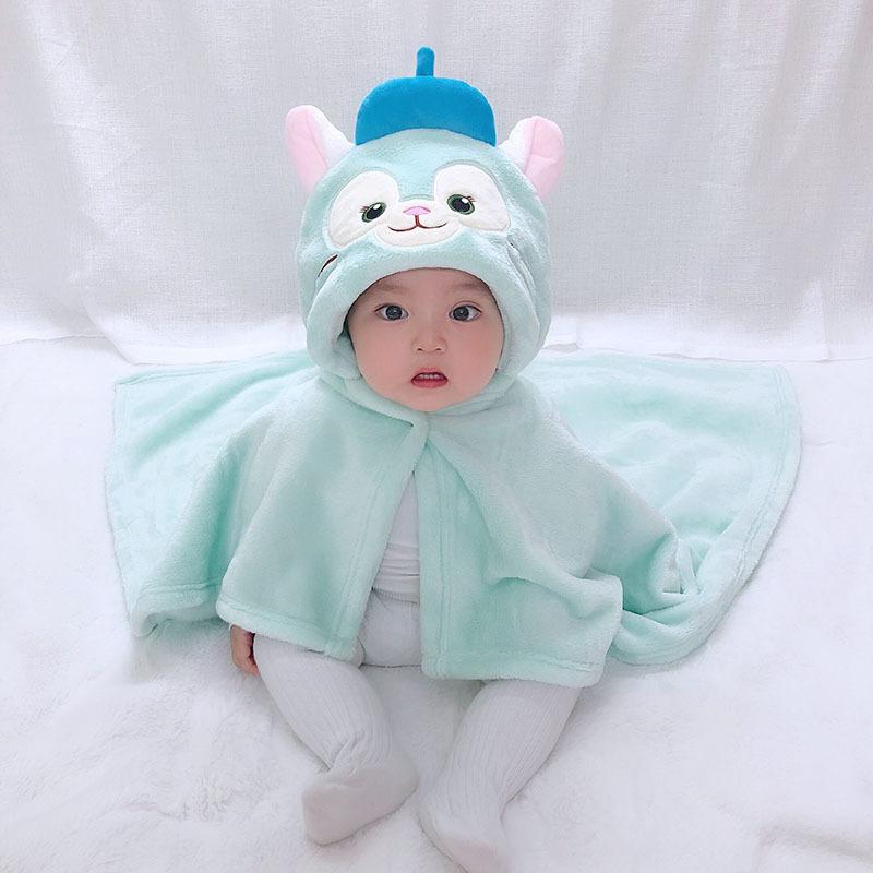 Детская одежда Банное полотенце с капюшоном Халат из коровы Плащ с мультяшными животными Фланелевое банное полотенце Одеяло.
