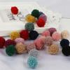 15/20mm Colorful Pompoms Dolls Garment Handmade Material Soft Fluffy Pom Poms Ball For DIY Kids Toys Accessorie