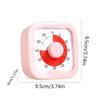 60-minute Desk Timer Silent Operation Classroom Timer Multifunction Visual Timer  for Kids