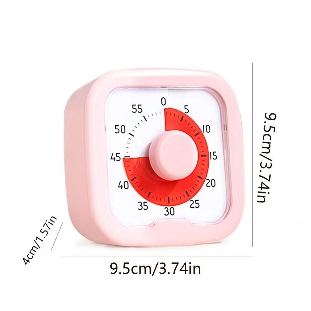 60-minute Desk Timer Silent Operation Classroom Timer Multifunction Visual Timer for Kids