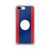 Coque iPhone - Drapeau Laos - iPhone 8 Plus - Souple - Protection Complète - Multicolore