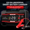 12V 6A Digital LCD Display Universal For Car SUV Motorcycle Truck Car Battery Charger Multiple Protection Battery Maintenance