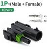 10 Sets Delphi GM Automobile Connector 1/2/3/4/6P 2.5 Series Electric Waterproof Harness Plug Terminal 12015792 12015793