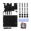 Aluminum Alloy Case Passive Cooling  Metal Enclosure with Thermal Adhesive Pad Screw Set for Orange Pi 5 +