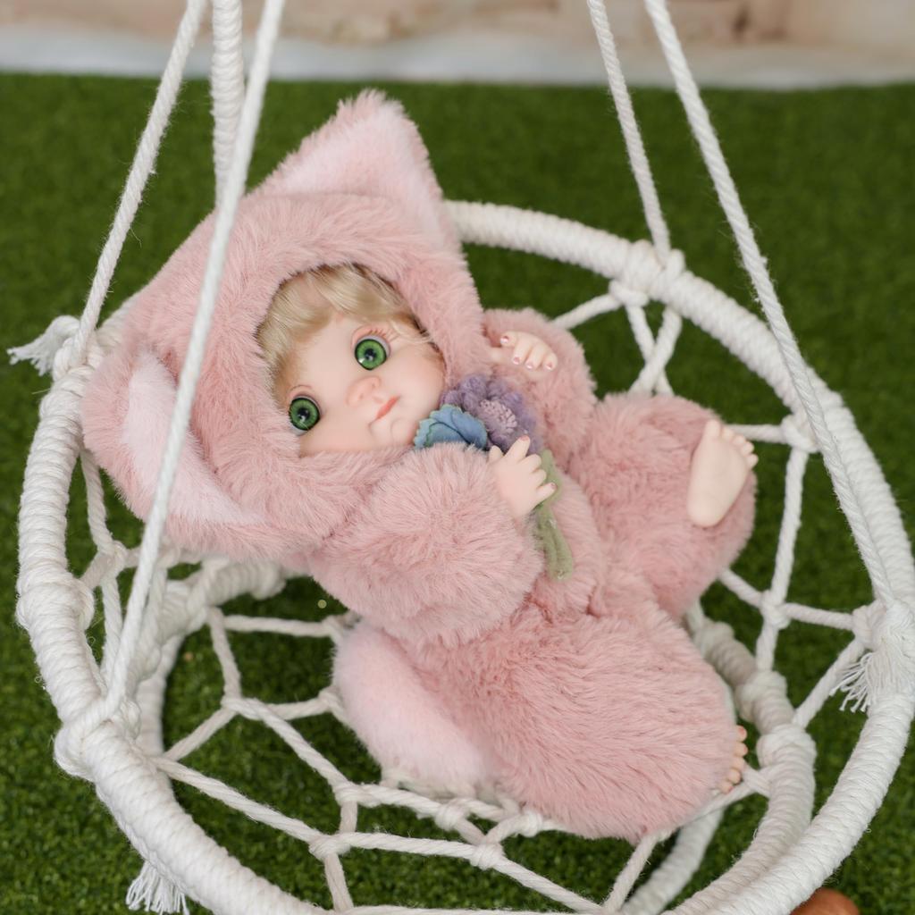 Cloveray Милая Реалистичная Кукла Реборн со Сменной Виниловой Успокаивающей Одеждой, Кукла, Игрушка, Подарок на День Рождения 10 дюймов, (Имя Коко) (Лиса)