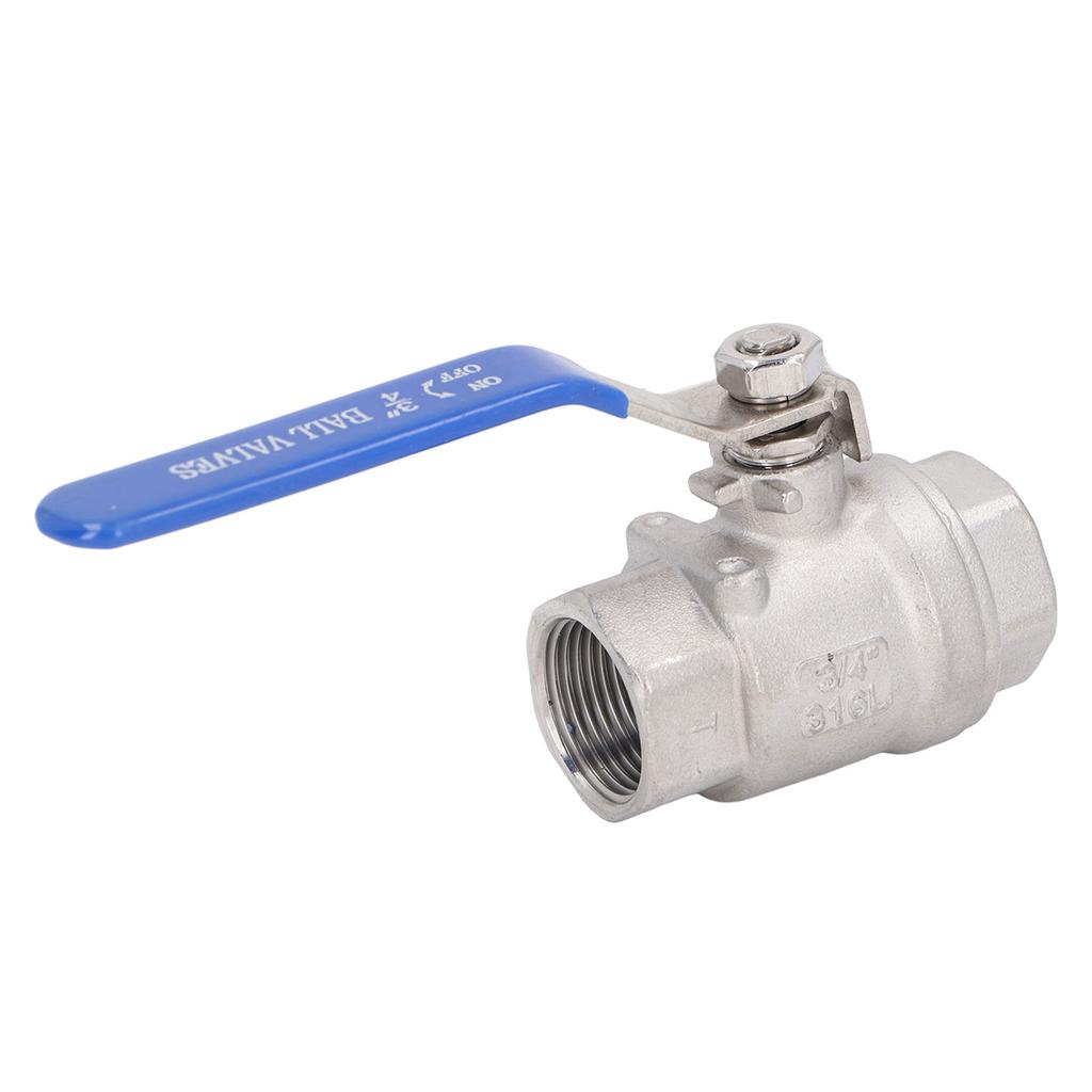 Полнопроходной шаровой кран Нержавеющая сталь Внутренняя резьба 3/4 дюйма 1000 WOG Шаровой кран для воды, масла, газа