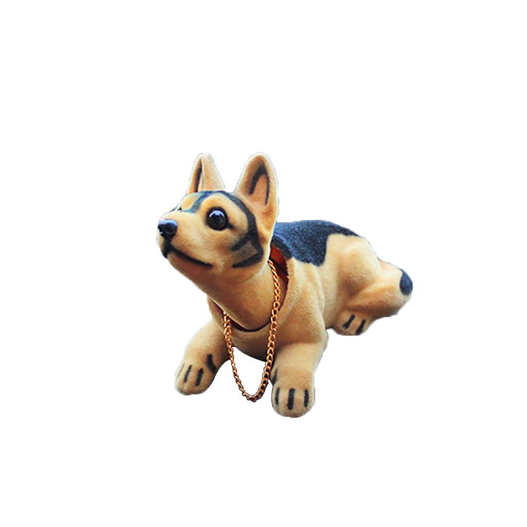 Cute Creative Car Doll Shaking Head Dog Ornaments Car Interior Decorations