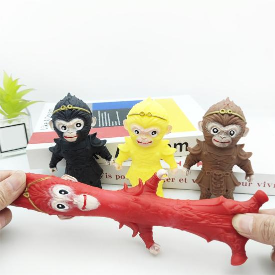 Wukong Squeeze Toy Медленный отскок Снятие стресса Тревога Портативный Дети Подростки Взрослые Обезьяна