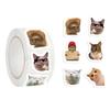DIY Cute Cat Stickers Funny Cartoon Cat Stickers Sealing Sticker Toddlers