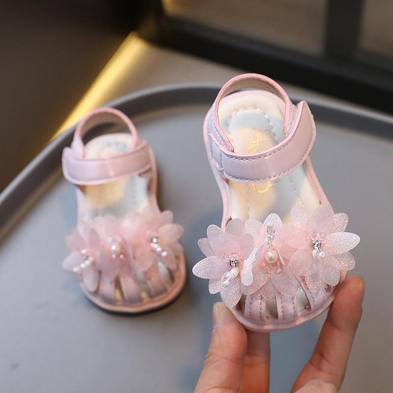 Sandalias Baby Walking Shoes Summer New Baby Shoes Anti Slip Princess Shoes 0-3 Year Old Children Shoe Baby Shoe Zapatos Niña
