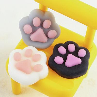Мини TPR Игрушка-антистресс Кошачья лапка 3D Сенсорная игрушка-фиджет Медленно восстанавливающая форму Снятие стресса Игрушка для декомпрессии Для детей Взрослых Подарок