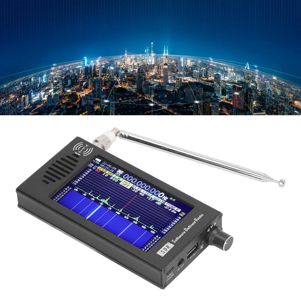 4,3 дюйма 100 кГц - 149 МГц FM СВ ОПП ЧМ Любительский КВ Радиоприемник DSP SDR Радиоприемник DSP SDR Радиоприемник Инструменты