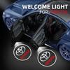 1/2 шт. Светодиодный проектор логотипа на дверь автомобиля, приветственный лазерный светильник, беспроводной, для Toyota Camry Hilux Prius Auris, Автоаксессуары