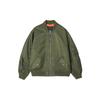 Levis Оливковый Винтажная Свободная Удобная Теплая Модная Трендовая Пилотная Стеганая Куртка Унисекс куртки 005AL-0001