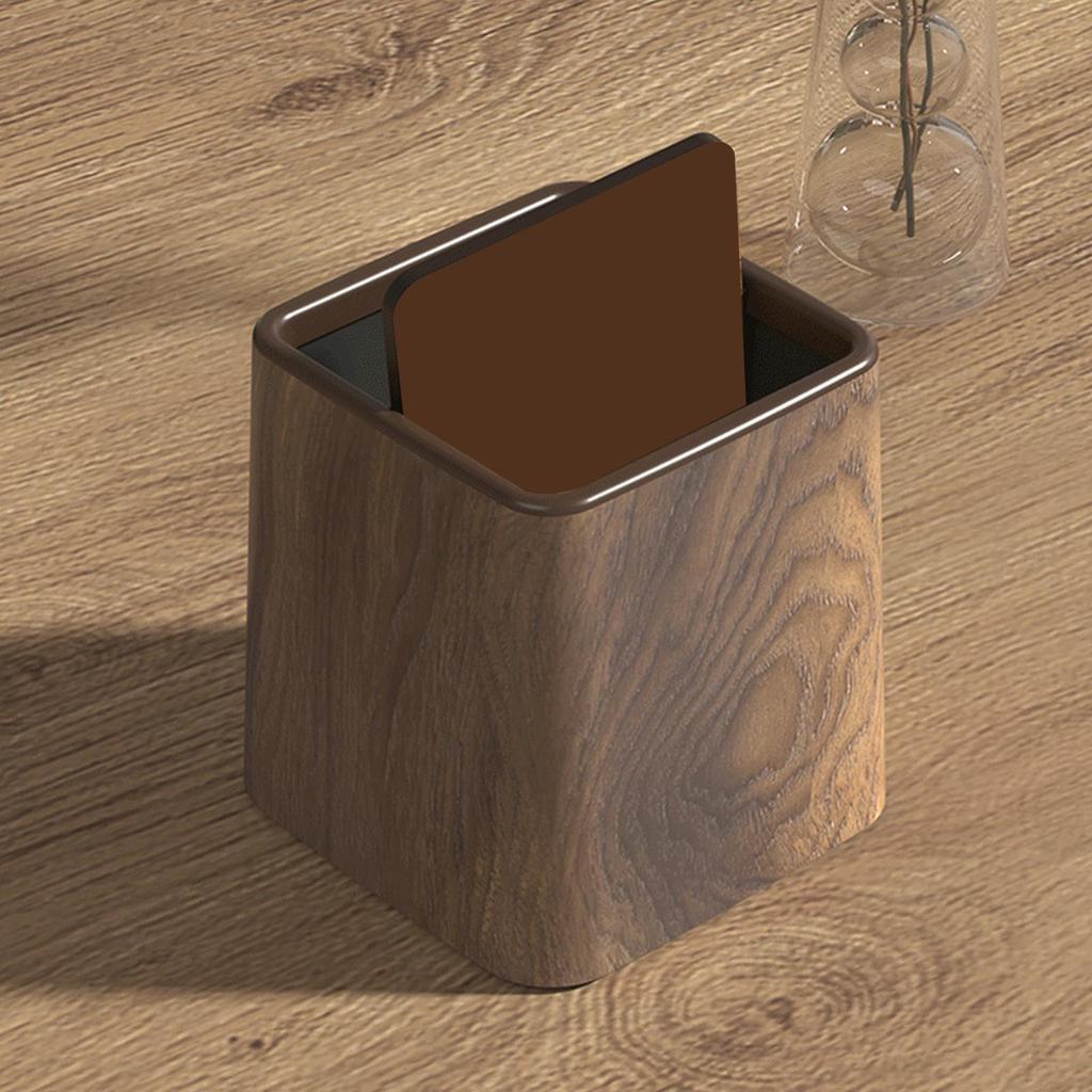 Mini Desktop Bin Small Desk Trash Can Little Trash Can Desktop Wastebasket Dustbin withLid Storage Container Desktop Accessories