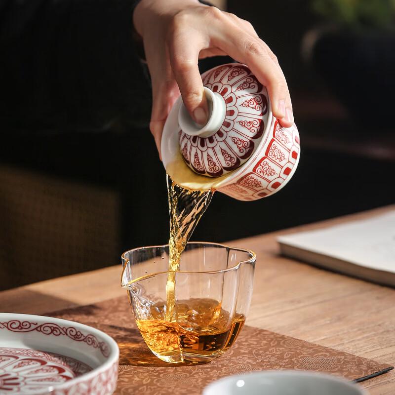 Chaxun Blue & White Ceramic Lid Rest Coaster