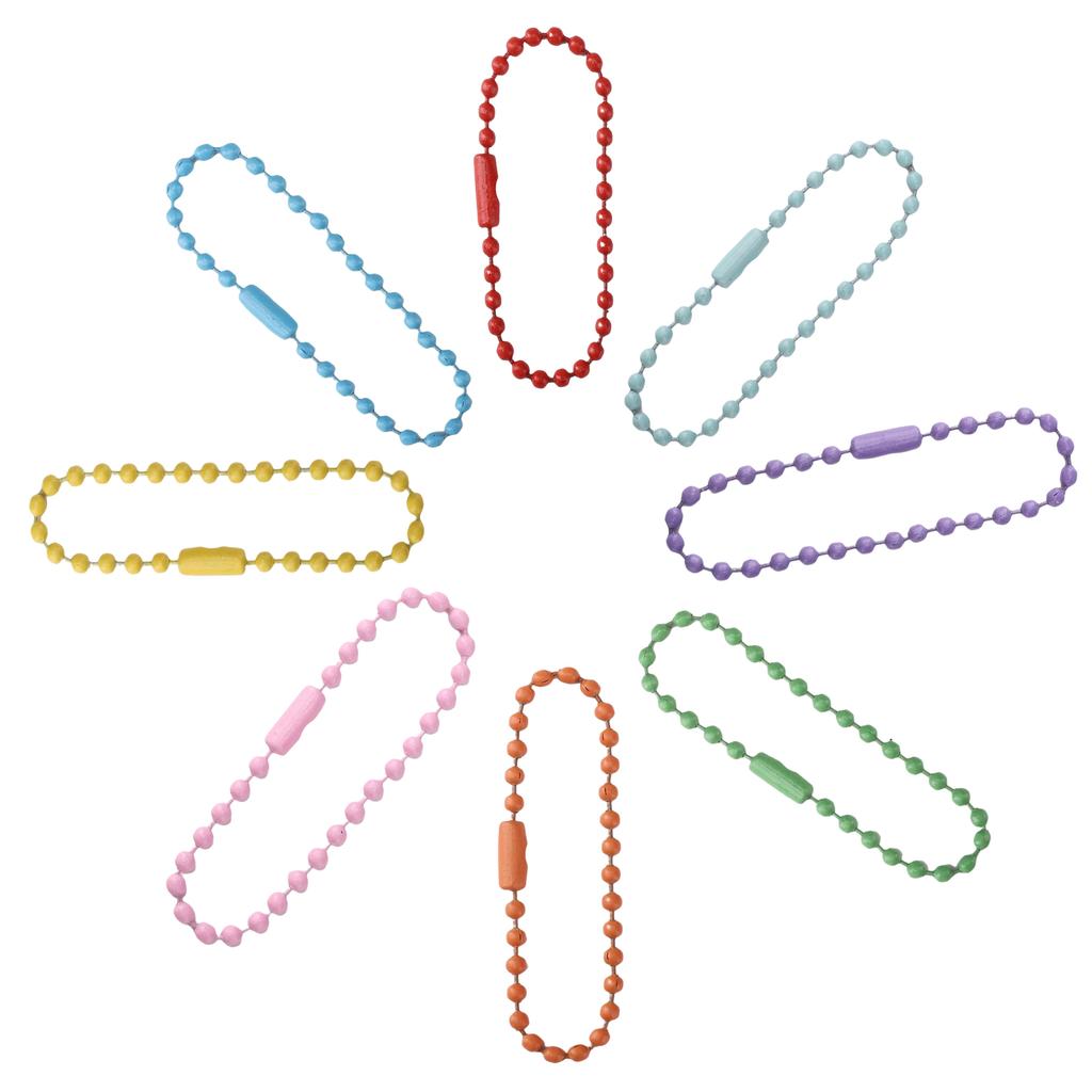 20/50Pcs Iron Paint Chain Bead Chain Buckle For DIY Key Wallet Pendant Accessories