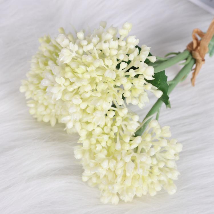 Simulated succulent rice fruit, soft rubber Fengxin fruit, plastic cauliflower home decoration