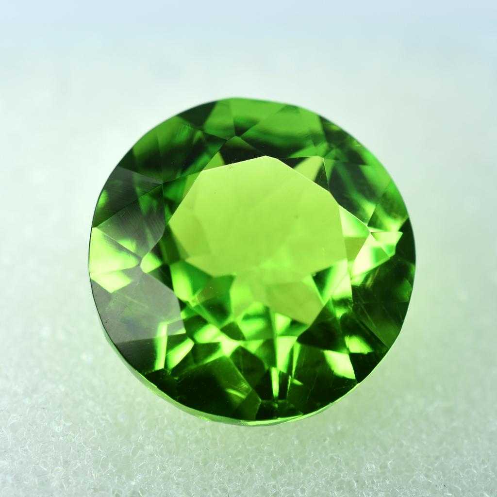 10 Ct Natural Rare Green Peridot Round Cut A+ Quality Loose Gemstones