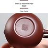 Handmade Yixing Purple Clay Dragon Egg Teapot