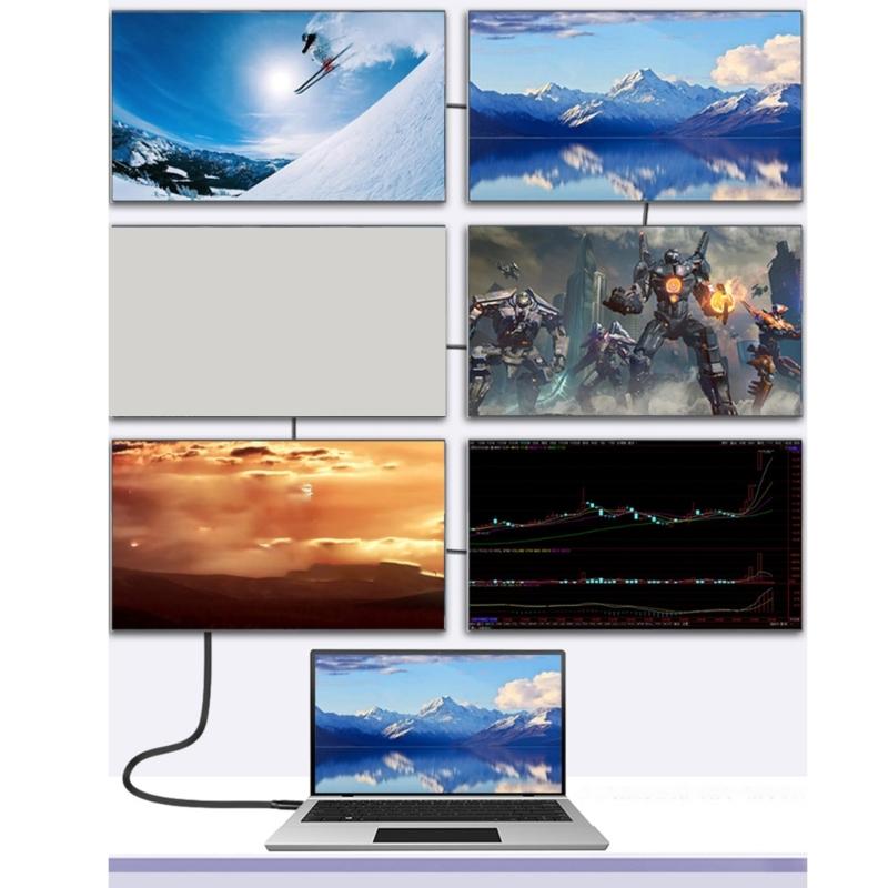 Кабель USB C 90 градусов для передачи данных 40 Гбит/с Синхронизированный дисплей 8K UHD Подходит для ноутбуков планшетов Быстрая зарядка Передача данных