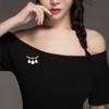 Simple Pearl Cute Brooch Women's Accessories Anti-light Brooch, Popular New Brooch Collar Pin Jewelry