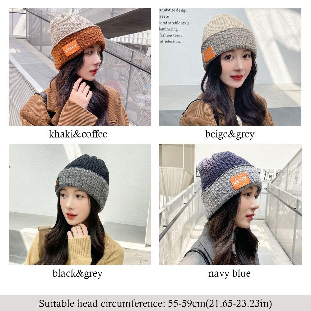 Утепленная вязаная шапка, ветрозащитная шапочка, симпатичная защита ушей для женщин и девочек