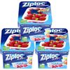 Bulk Purchase: Ziploc Containers, Rectangular, 480ml, Pack of 2, Freezer- and Microwave-Safe, Also Great for Lunch Boxes (Set of 3)