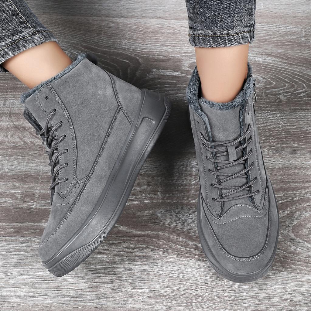 TUINANLE Высококачественные зимние ботильоны для снега, женская теплая обувь с хлопковой подкладкой, ботильоны, мужская обувь