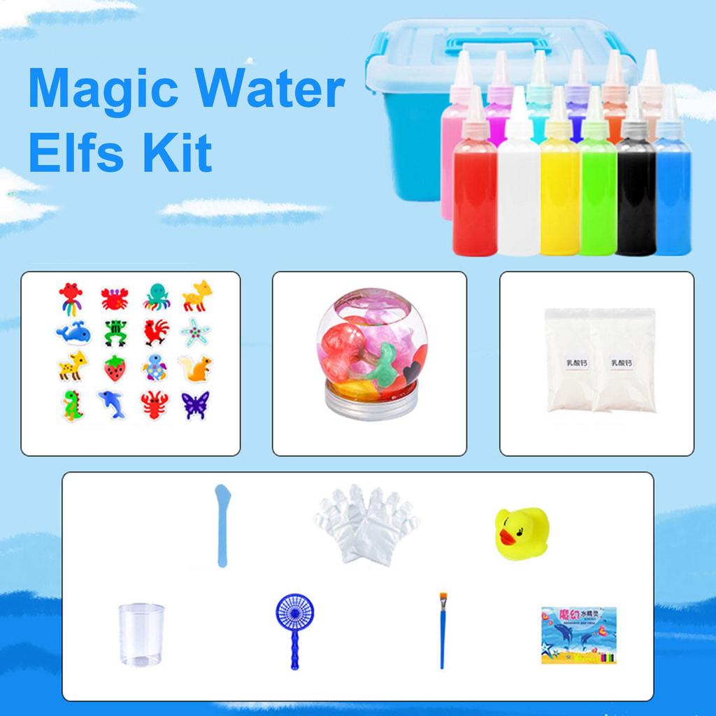 Набор игрушек Волшебные Водяные Эльфы 12 цветов Водяная Фея Набор Водного Геля Игрушка для Ручной Работы Подарок на День Рождения Рождество для Детей Сувениры для Вечеринки
