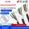 Pure Copper Shielded RVVP Signal Cable, 5-8 Core, 0.5-0.75 Sq Mm, Audio Control