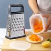 Cheese Grater with Container Professional Vegetable Cutter 4-Sided Stainless Steel Shredder for Kitchen Box Grater for Ginger Potatoes
