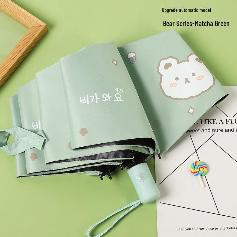 8-спицевый складной автоматический зонт, устойчивый к УФ-излучению, для использования в любую погоду