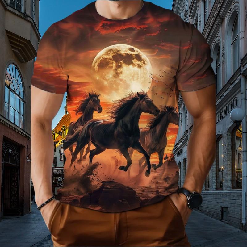 Мужская рубашка с животными, впечатление 3D HD, курта манги, гола-О, блузка повседневного криативного дневника, персонализированная мода, версия, нова