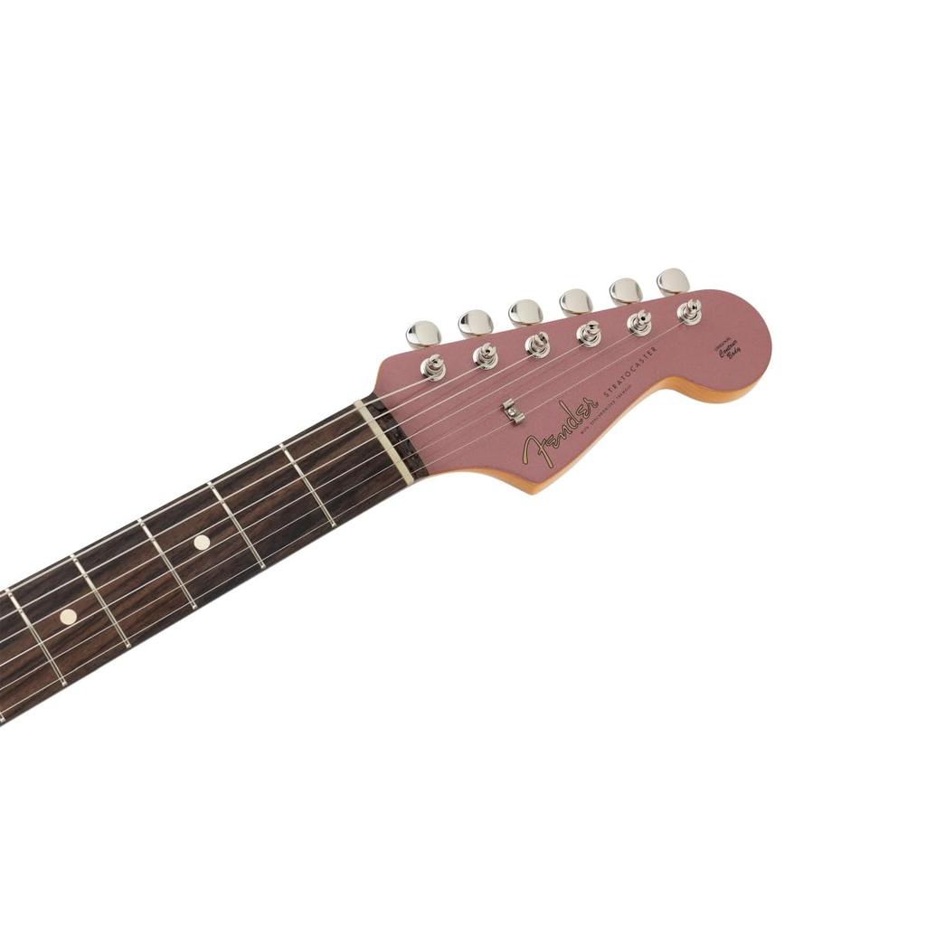 Fender /Char Stratocaster, накладка на гриф из палисандра бордового цвета, цвет «Char» бордовый [Сделано в Японии]